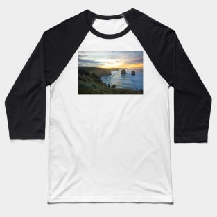 Gog and Magog from the 12 Apostles, Port Campbell National Park, Victoria, Australia. Baseball T-Shirt